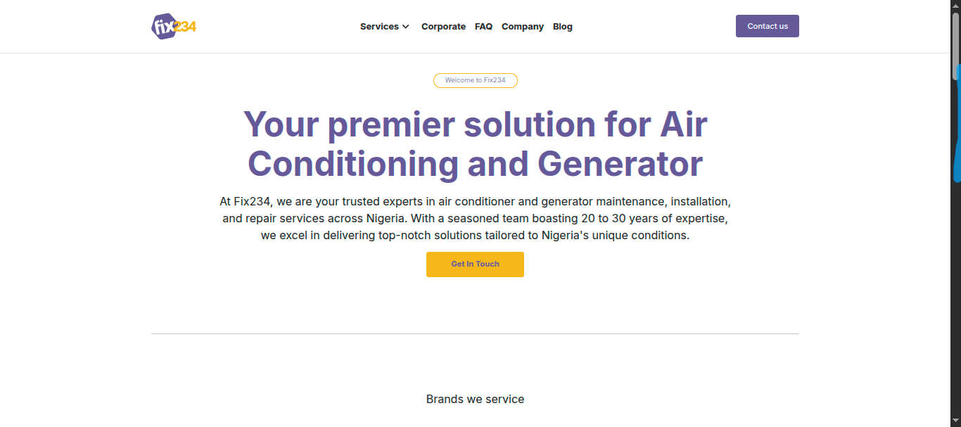 Fix234 – Home Services Platform